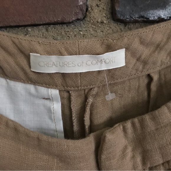 Creatures of Comfort | Linen Pants Sz 2 (W25 X L25.5”) High Rise - Picture 4 of 6